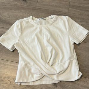 Zara twist tshirt